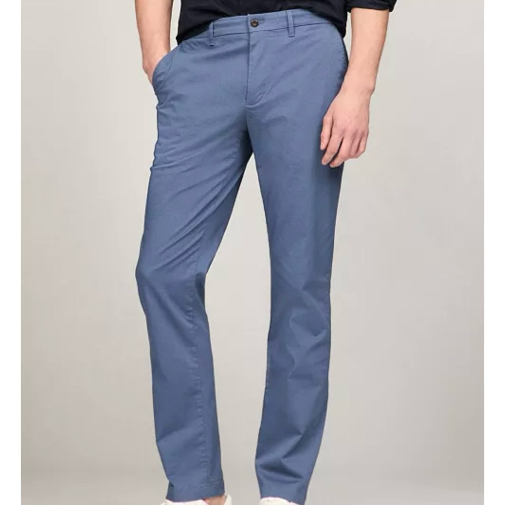 Tommy Hilfiger Men's Classic Blue Chinos